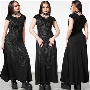 Black Maxi Goth Killstar Dress